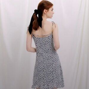 Petite Studio Floral Adjustable Strap Mini Dress